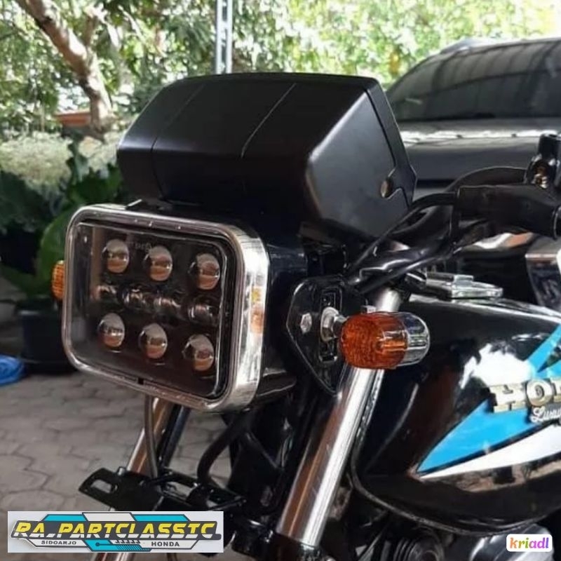 LAMPU DAYMAKER LED KOTAK 4X6 PNP RX KING GL MAX GL100 HONDA WIN daymaker lampu
