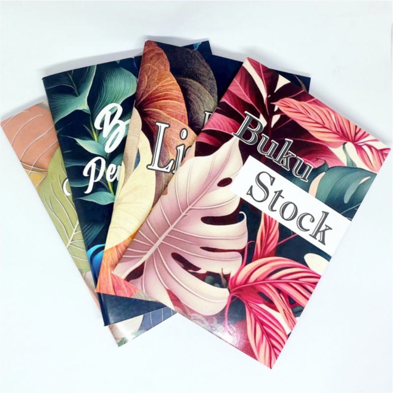 

PAKET BUKU ONLINE SHOP. BUKU PEMBUKUAN, BUKU STOK, BUKU LIST ORDER, BUKU REKAP PENJUALAN