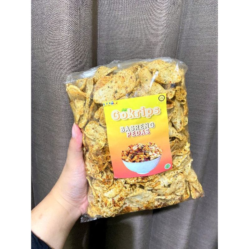 

Gokrips Keripik BASRENG PESAS DAUN JERUK LEZAT GURIH BERKUALITAS