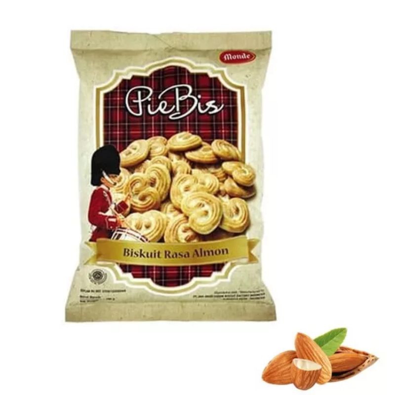 

MONDE PIE BIS BISKUIT RASA ALMOND 190GRAM