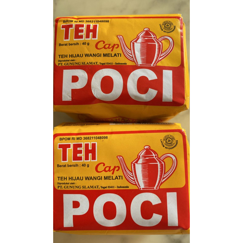 

Teh Poci Teh Hijau Rasa Melati 40gr