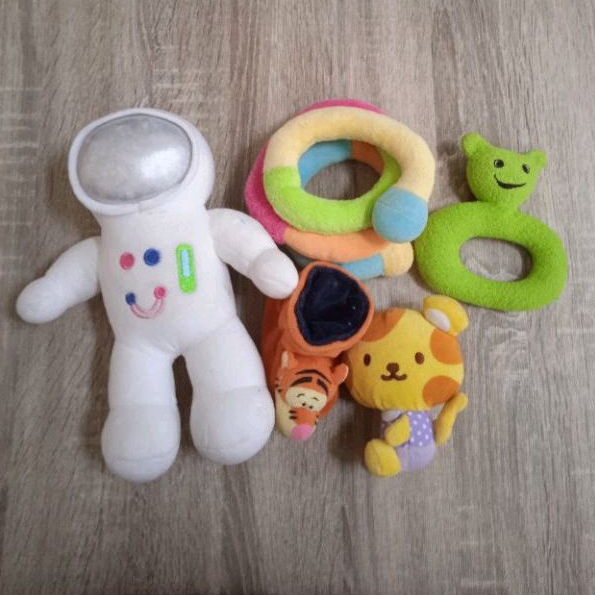 PRELOVED Paket Boneka Mainan Bayi take all 5pcs