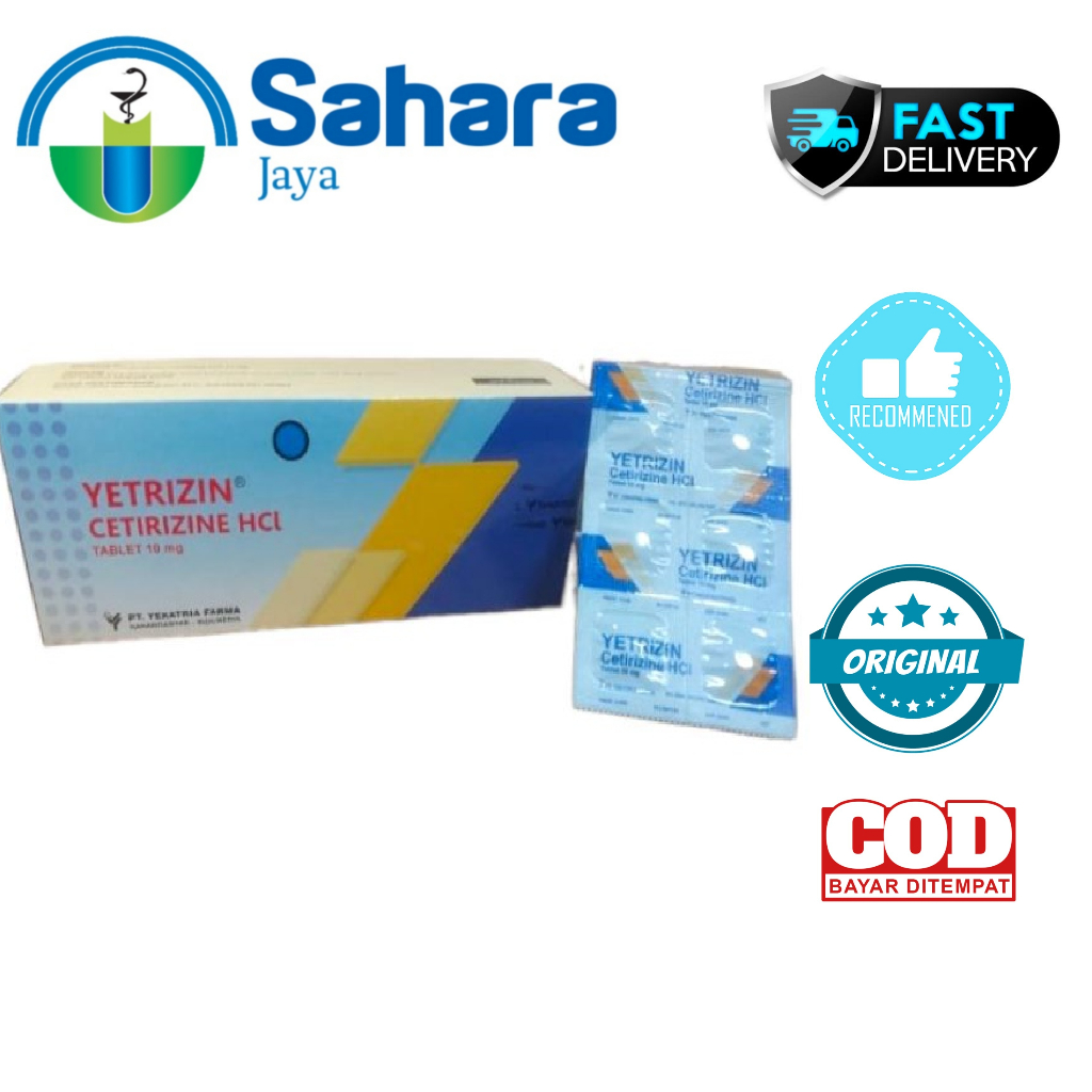 [SJ]  Yetrizin Tablet PER STRIP / OBAT ALRGI