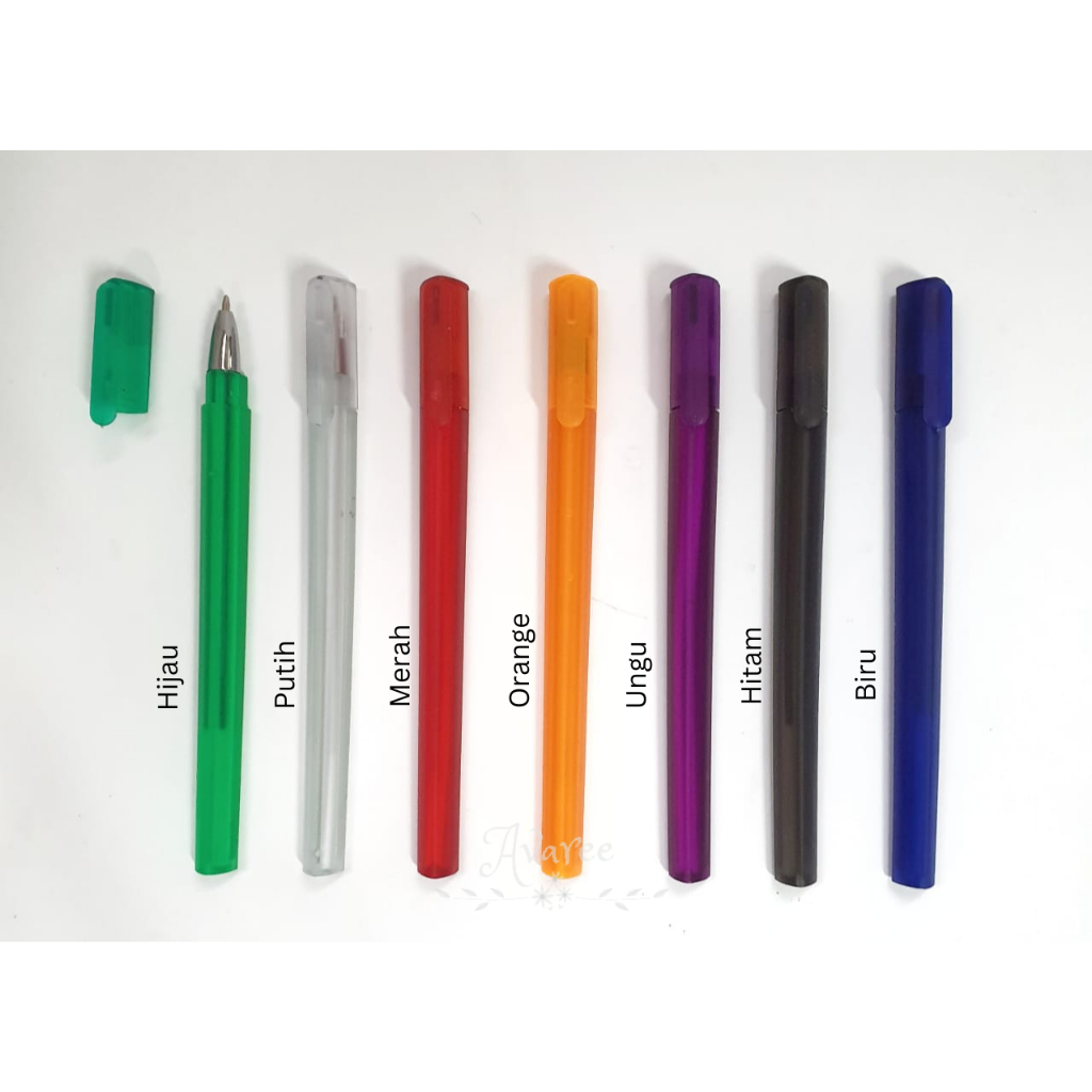 

Pulpen Plastik Segitiga Promosi / BP Segitiga MIN ORDER 50 PCS