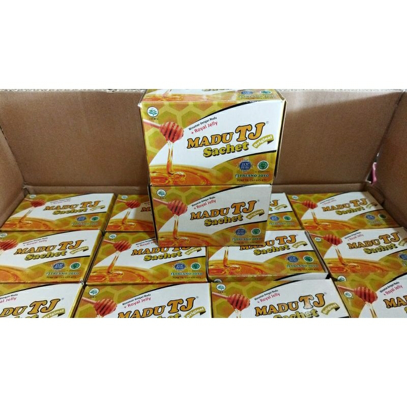 

Madu TJ Sachet (1 box isi 12 sch)