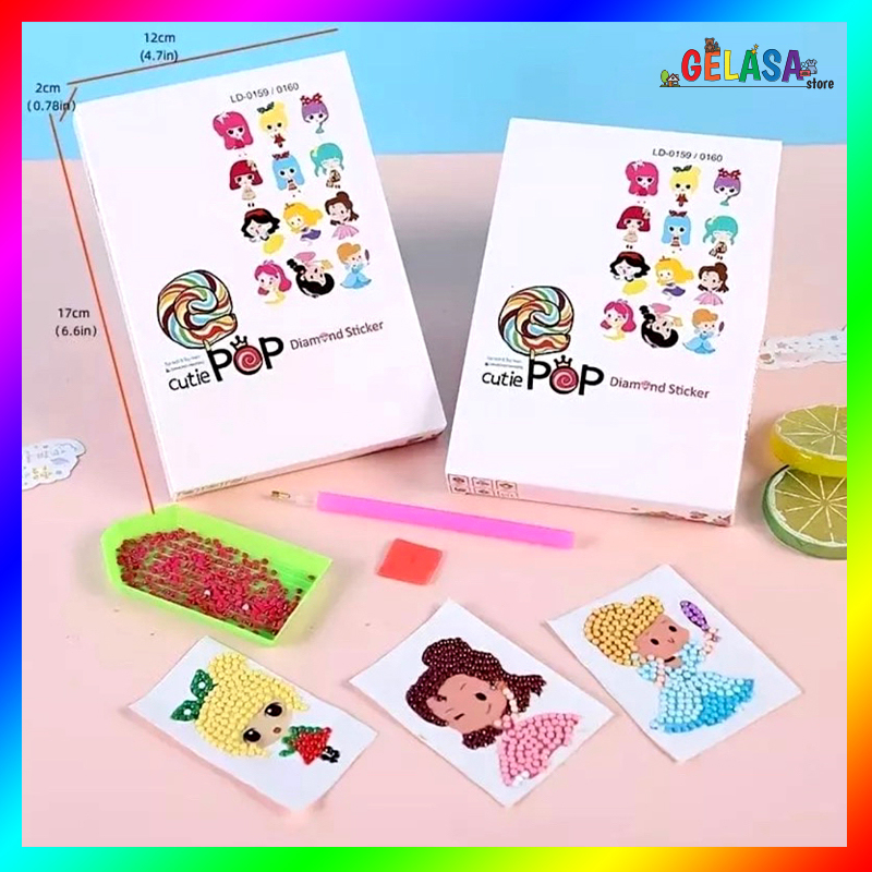 

Gelasa Cutie Pop Stiker Diamond Painting DIY