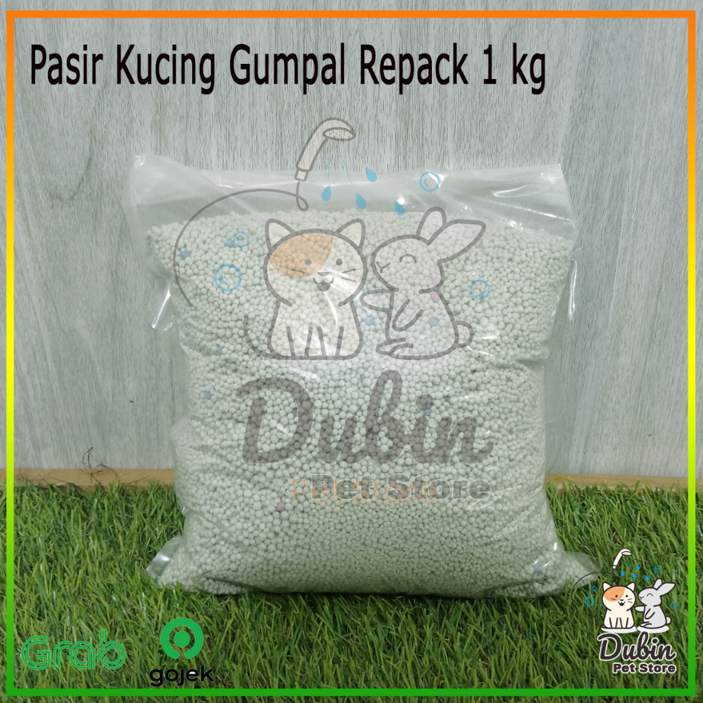 Pasir Kucing 1 KG - Pasir kucing kiloan - Pasir kucing gumpal wangi 1 kg - pasir gumpal wangi 1 kg -