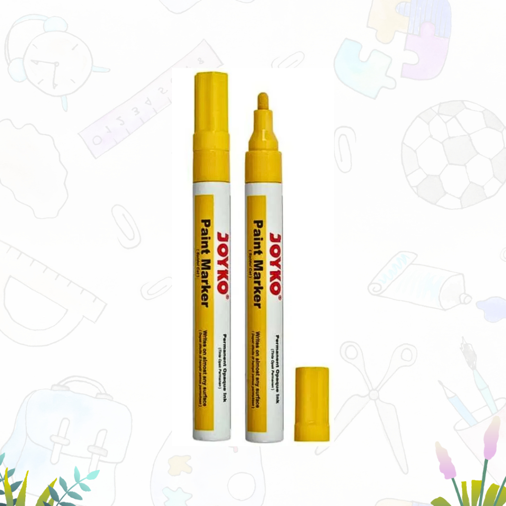 

SPIDOL CAT PERMANEN JOYKO PTM-41 /SPIDOL KUNING PTM-41 /PAINT MARKER KUNING/ PAINT MARKER PTM-41 YELLOW JOYKO (PCS)