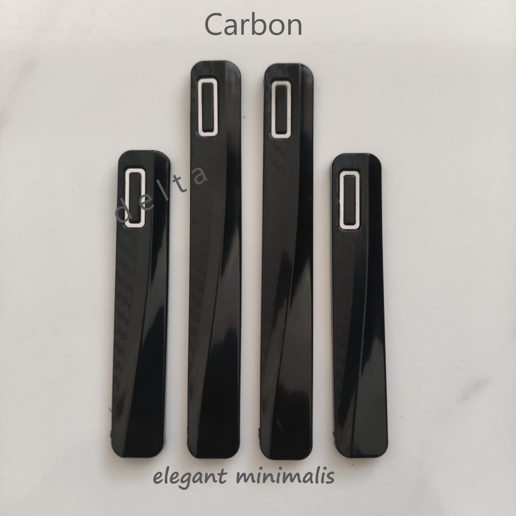 Door guard karet/pelindung pintu mobil Carbon Elegant Minimalis