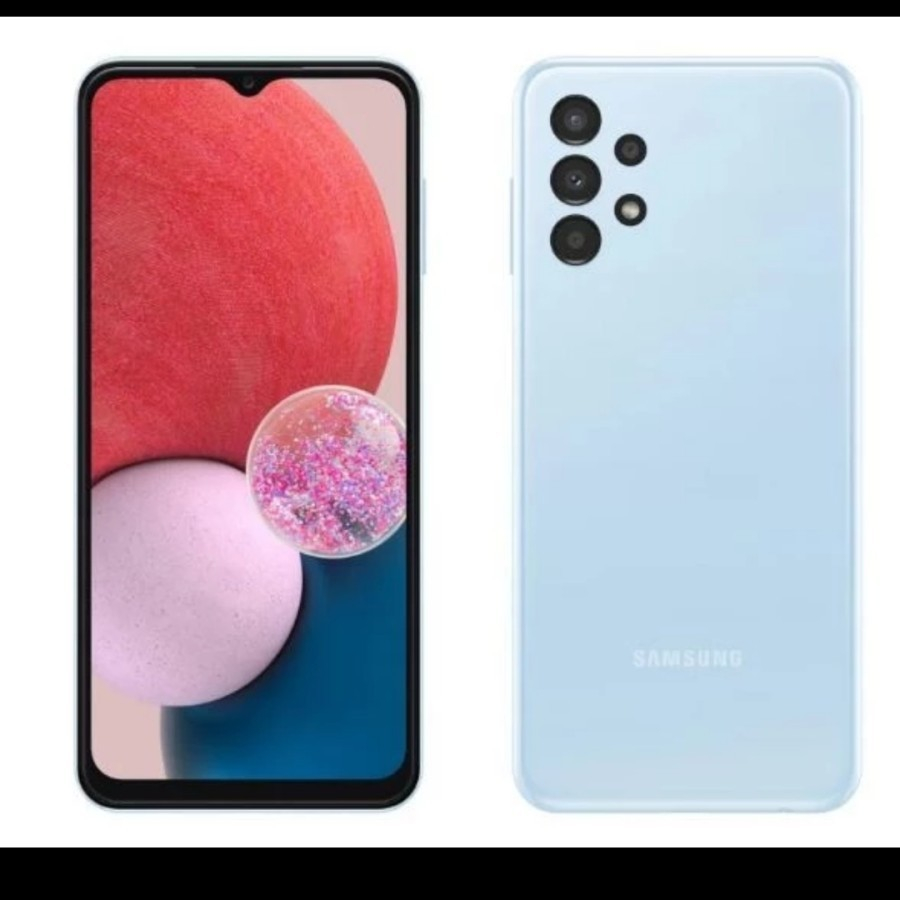 PROMO HP Samsung Galaxy A-13 4/64 GB RAM 6/128 4/128 BONUS TEMPER GLAS - RAM 4/128GB, Hitam