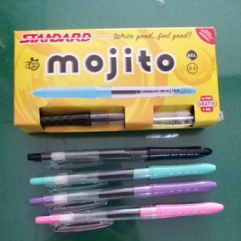 

(Lusin) Ballpoint Mojito/Pulpen standard ballpoint 0.5mm