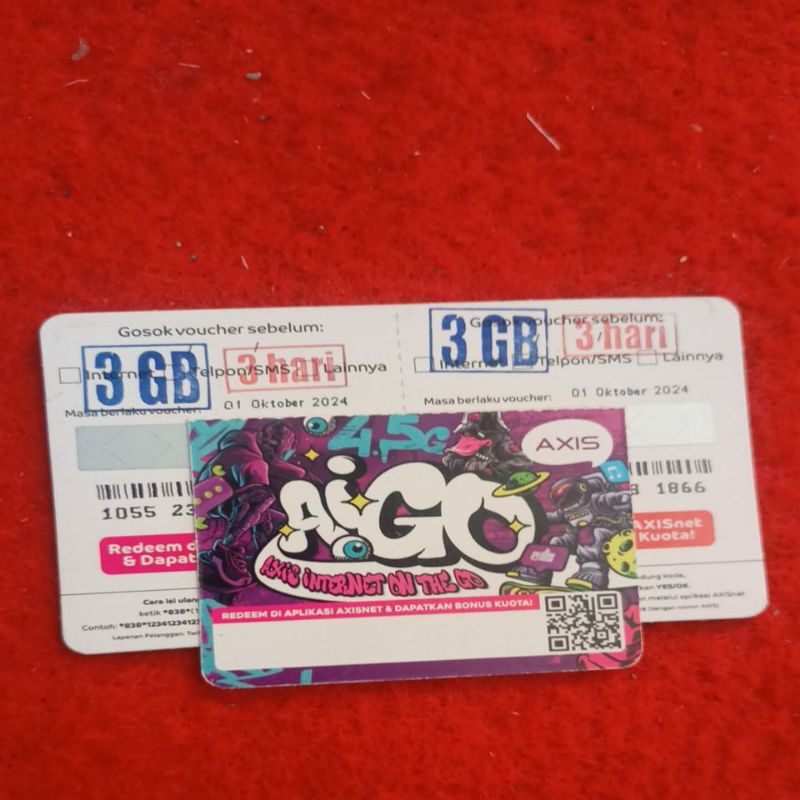 Voucher AXIS 3GB 3Hari
