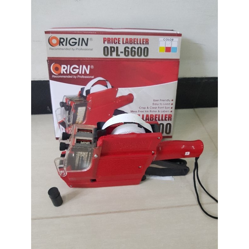 Mesin Label Harga Kode Barang / Alat tembak harga 2 baris angka