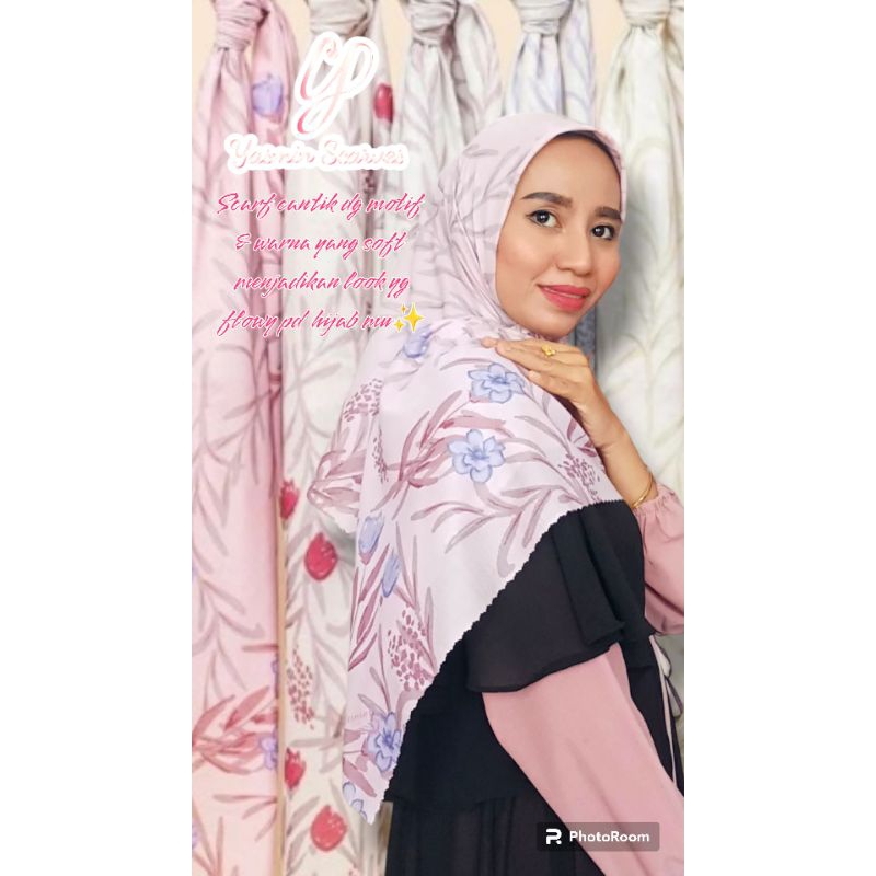 Hijab segi empat premium|ZARA SERIES