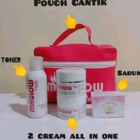 Skincare  MK GLOW GLOWING SERIES ORI BPOM