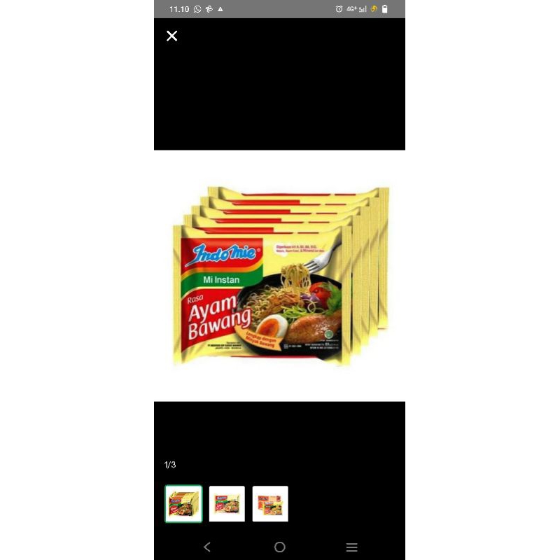 

indomie ayam bawang 1 dus