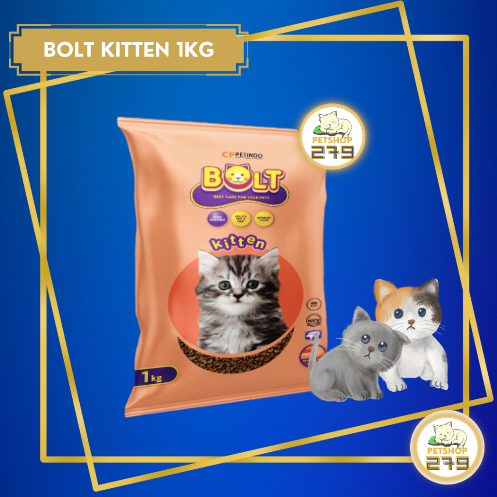 Bolt Kitten Makanan Anak Kucing bolt 1kg