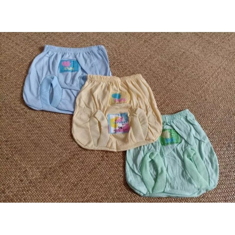 Celana ivi bayi pop pendek celana dalam bayi 1bulan - 2tahun 3pcs lusinan