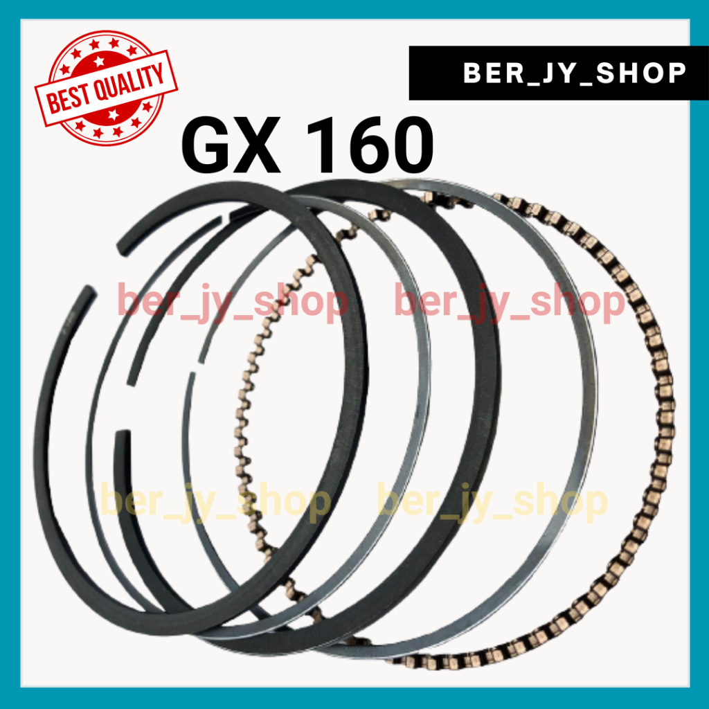 GX160 GX200 - RING PISTON STD PER SEHER Mesin GX160 GX 160 5,5 HP GX200 GX 200 6,5 HP