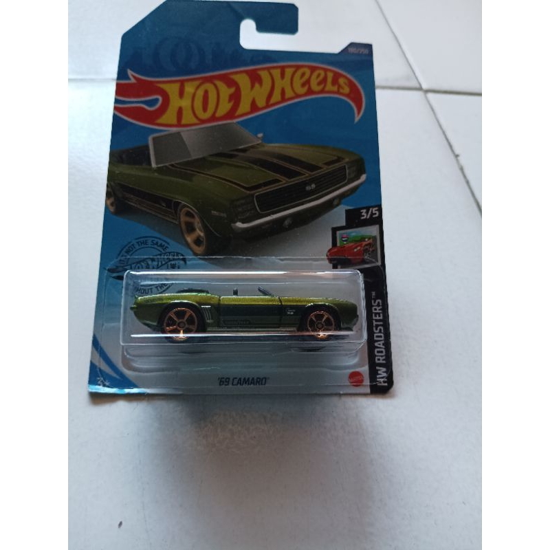 Hot Wheels 69 CAMARO green