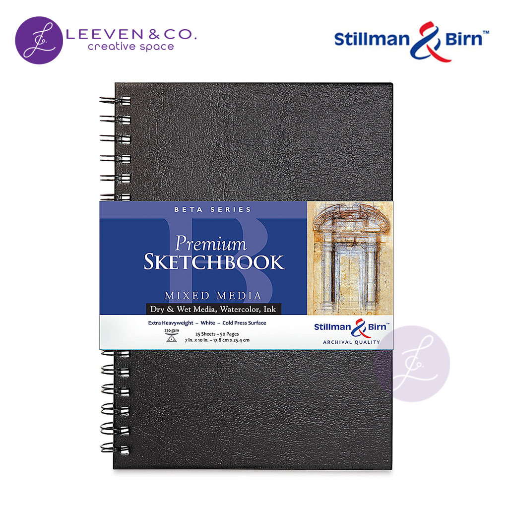 

STILLMAN & BIRN 270GSM SKETCHBOOK WIREBOUND B5 (7 X 10 INCH) PORTRAIT 25 SHEETS