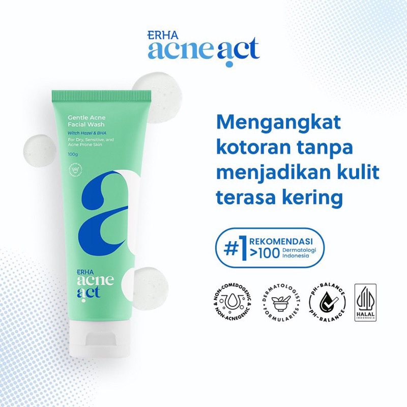 ERHA GENTLE ACNE FACIAL WASH