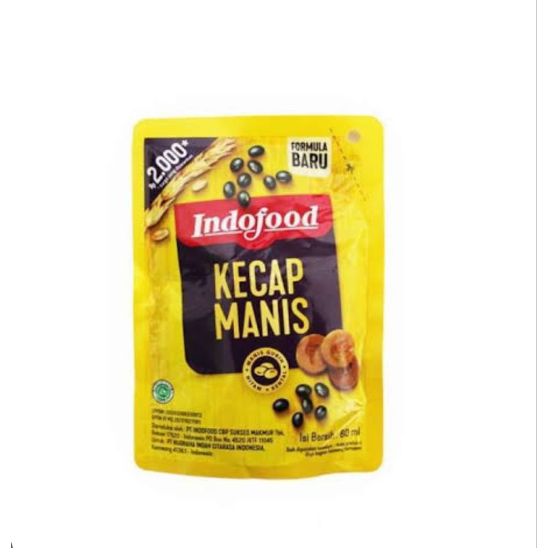 

Indofood Kecap Manis Kedelai Hitam Pekat sachet 60ml