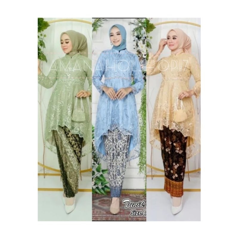 AMH √ Setelan Kebaya Lesti Kejora √ Kebaya Tunik Lesty √ Kebaya Modern
