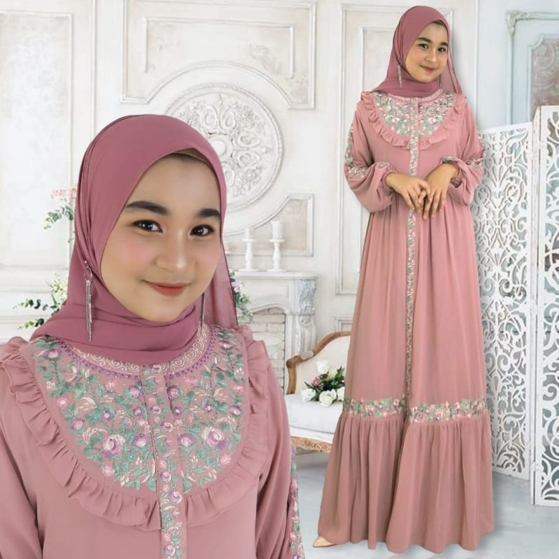 Gamis Nafisa Bordir