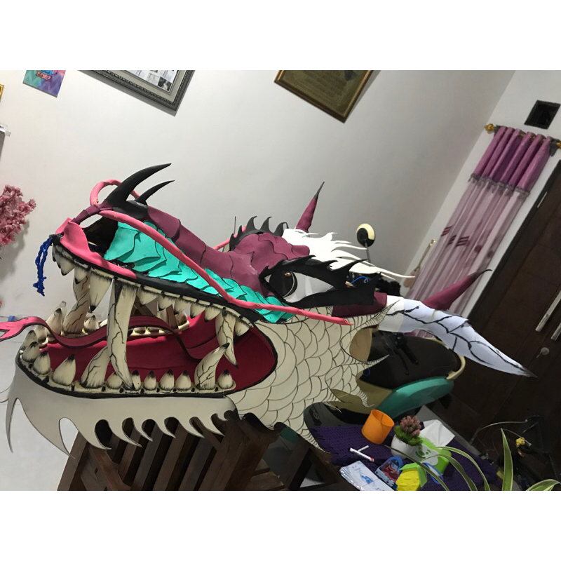 PROMO Kepala layangan naga DM 30cm s/d 70cm