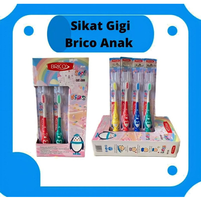 Sikat Gigi Brico | Brico Sikat gigi | Sikat Gigi Anak Anak | Sikat gigi motif | Sikat gigi Berkarakt