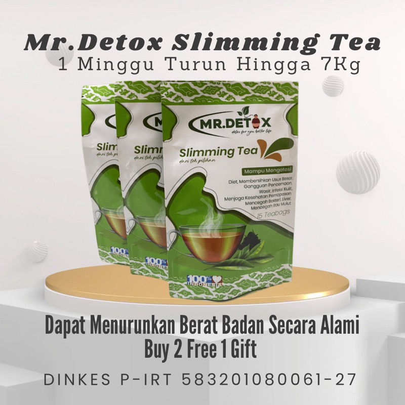 Mr Detox Teh Pelangsing Alami, Teh Herbal