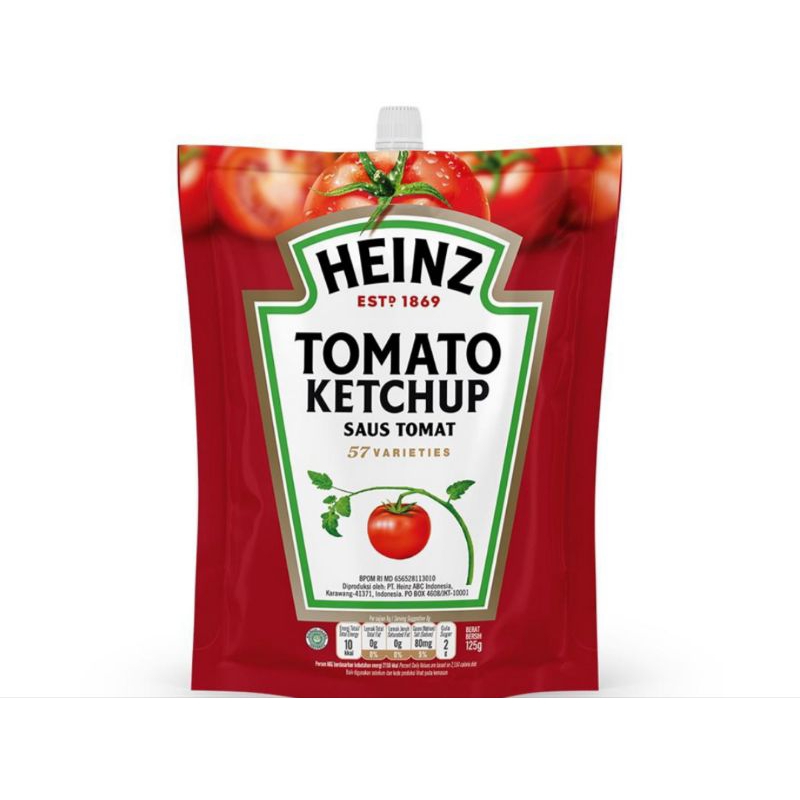 

HEINZ TOMATO KETCHUP POUCH 125GRAM
