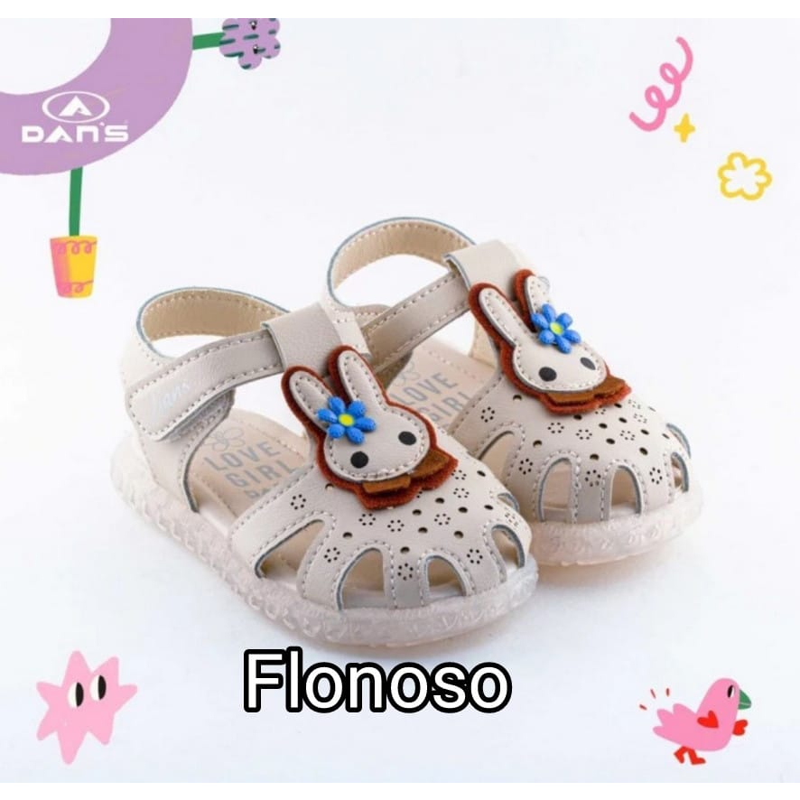 Sandal Led Anak Perempuan Dans Asena Beige 23-27/Sepatu Sandal Lampu Dans Asena Anak Cewek