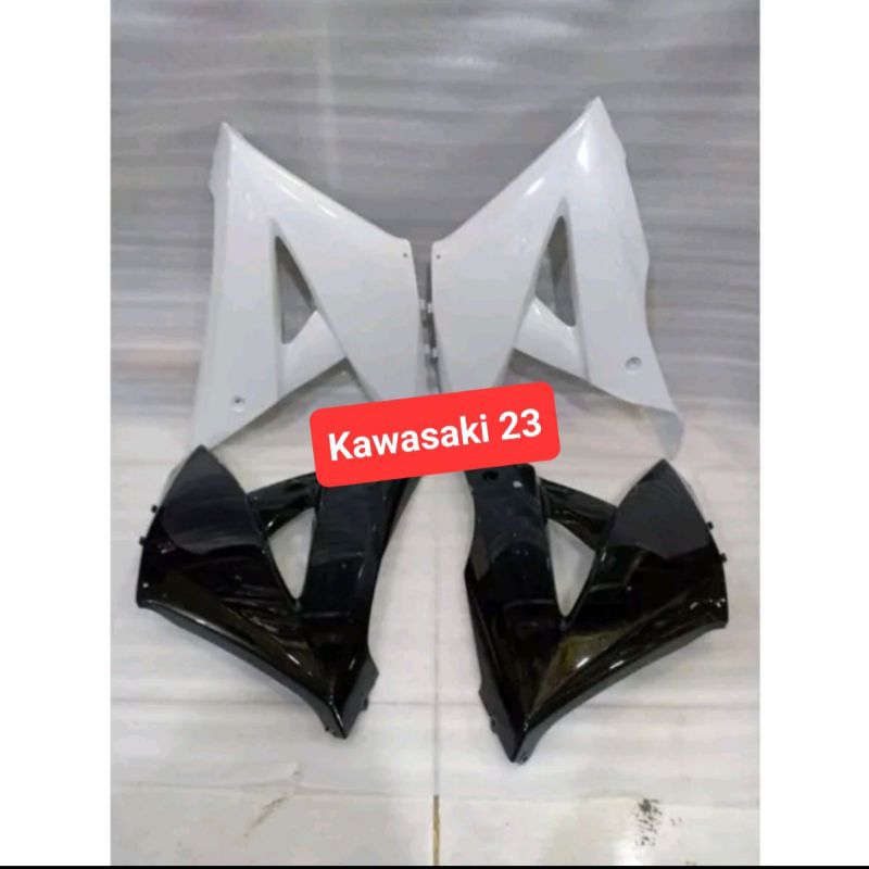 Sayap fairing bawah set kanan kiri ninja rr new original