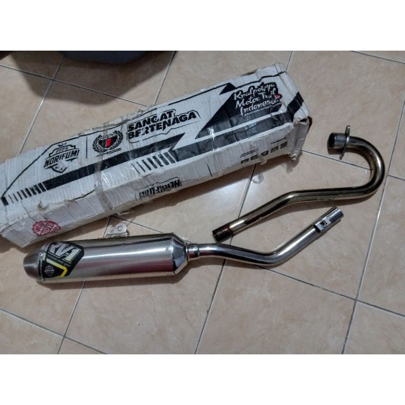 knalpot norifumi RV1 original tipe new CRF
