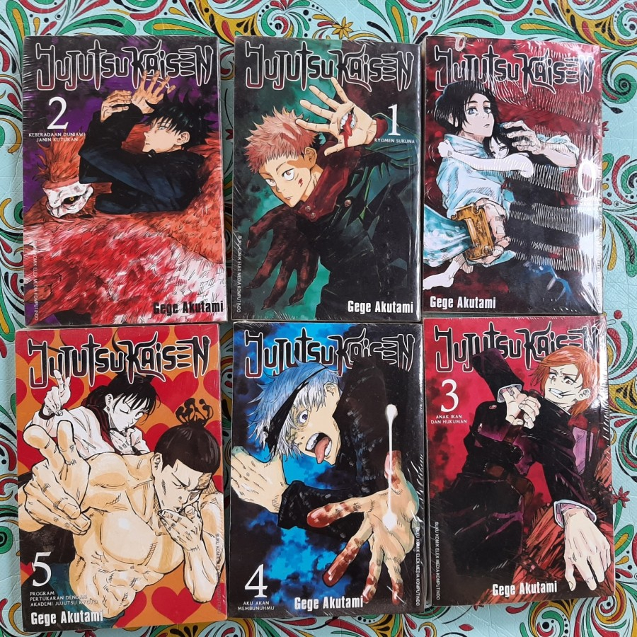 Manga Jujutsu Kaisen Vol 0-5 SET Bonus