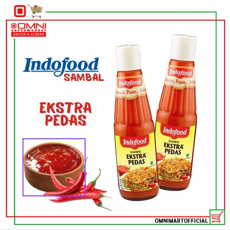 

INDOFOOD SAMBAL PEDAS BTL 275 - 335ml