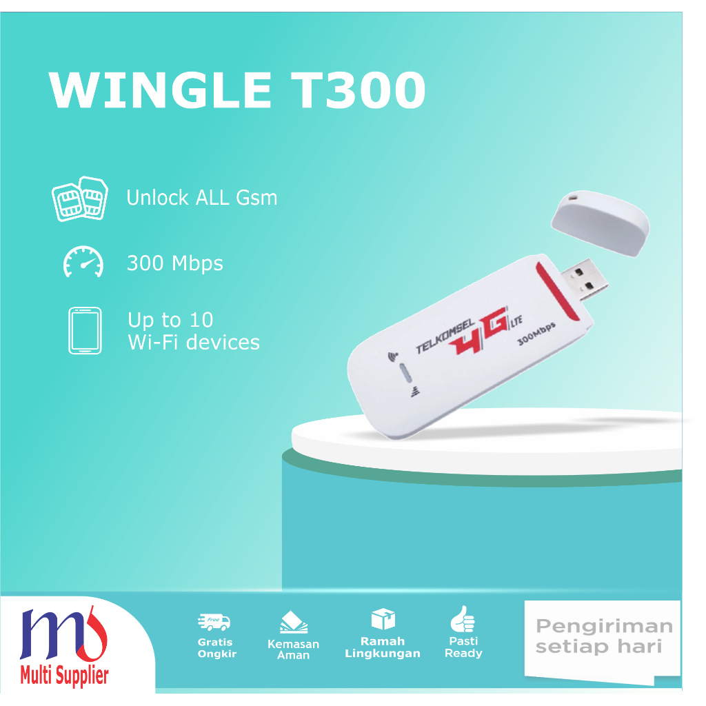Modem Wifi 4G Unlock Wingle All Operator GSM Bisa by.u