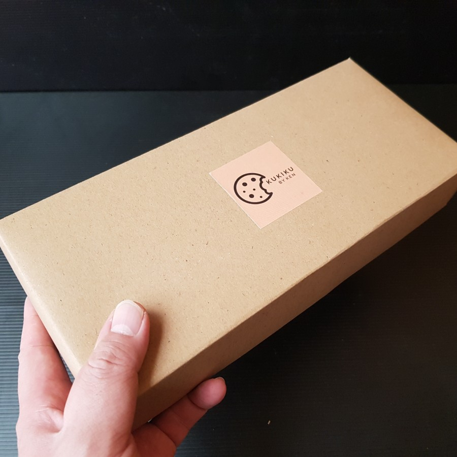 

(12 pcs) kardus karton samson double side dus kue kering box for cookies ukuran 27x12x5cm