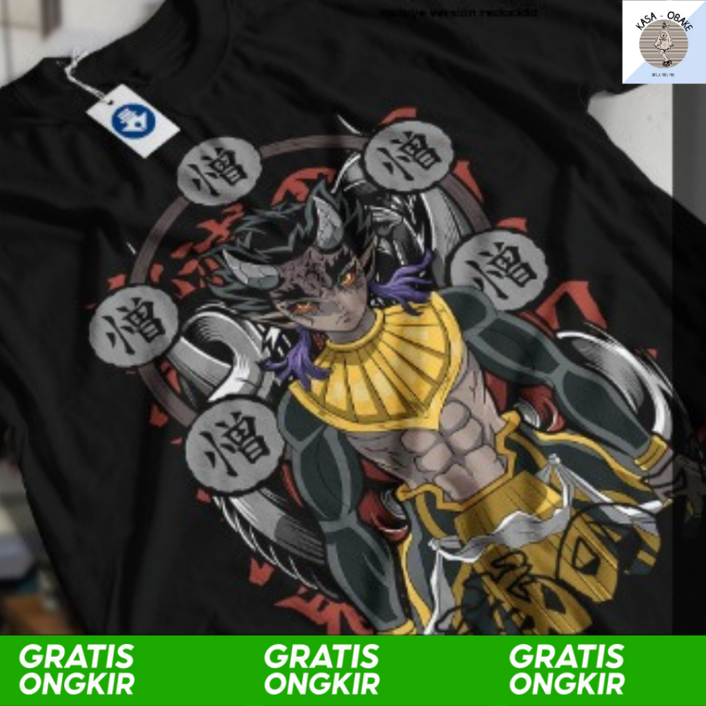 KE/50 Kaos Zohakuten Demon Slayer Kimetsu T-shirt Anak & Dewasa