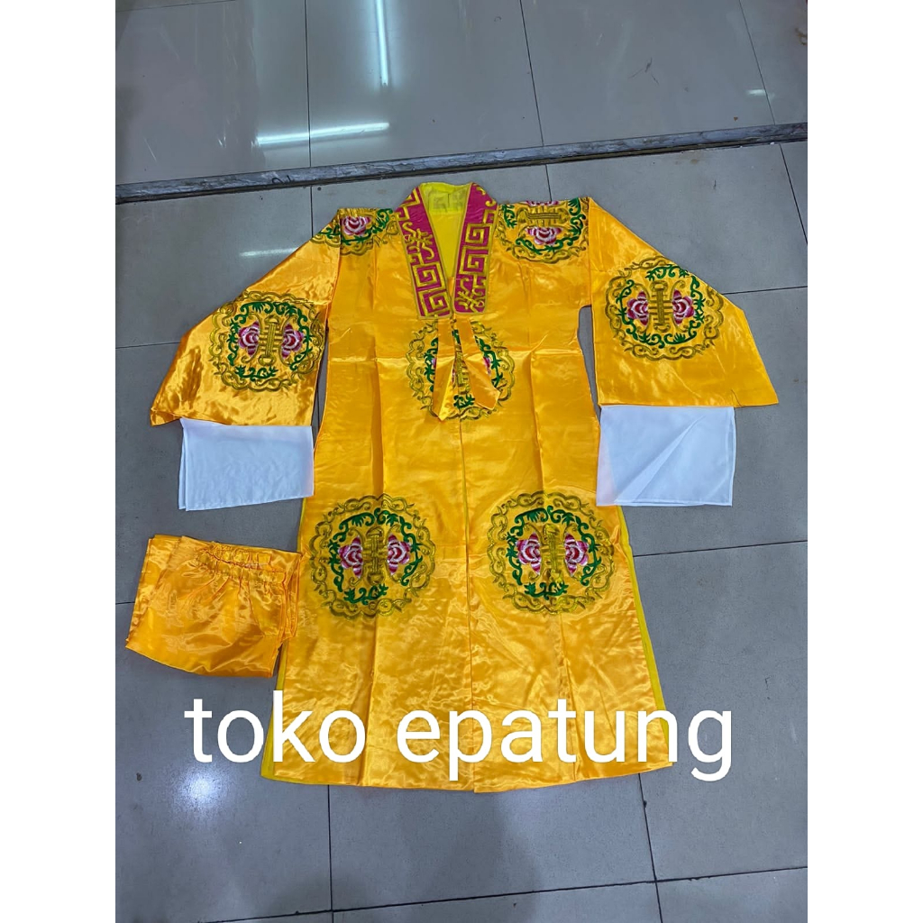 baju tatung dewa bumi / tutikong / ta pe kong / hok tek - Kuning - M