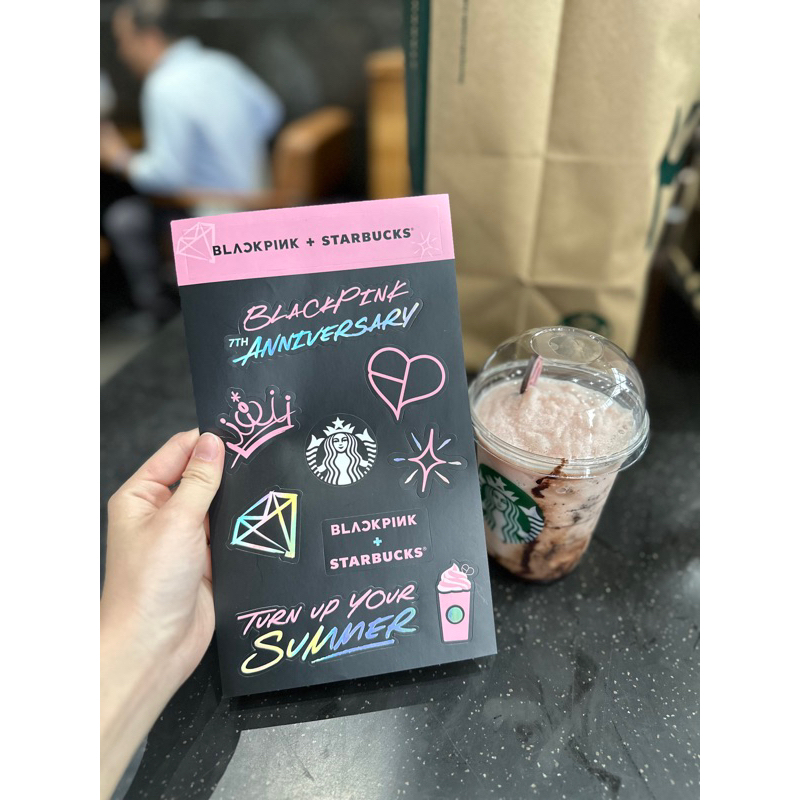 Starbucks Blackpink Sticker 7th Anniversary