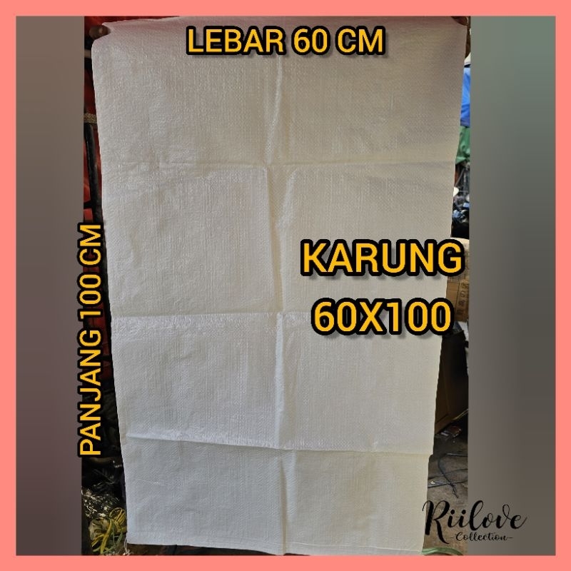 KARUNG PLASTIK UK 60x100 cm/ KARUNG BERAS