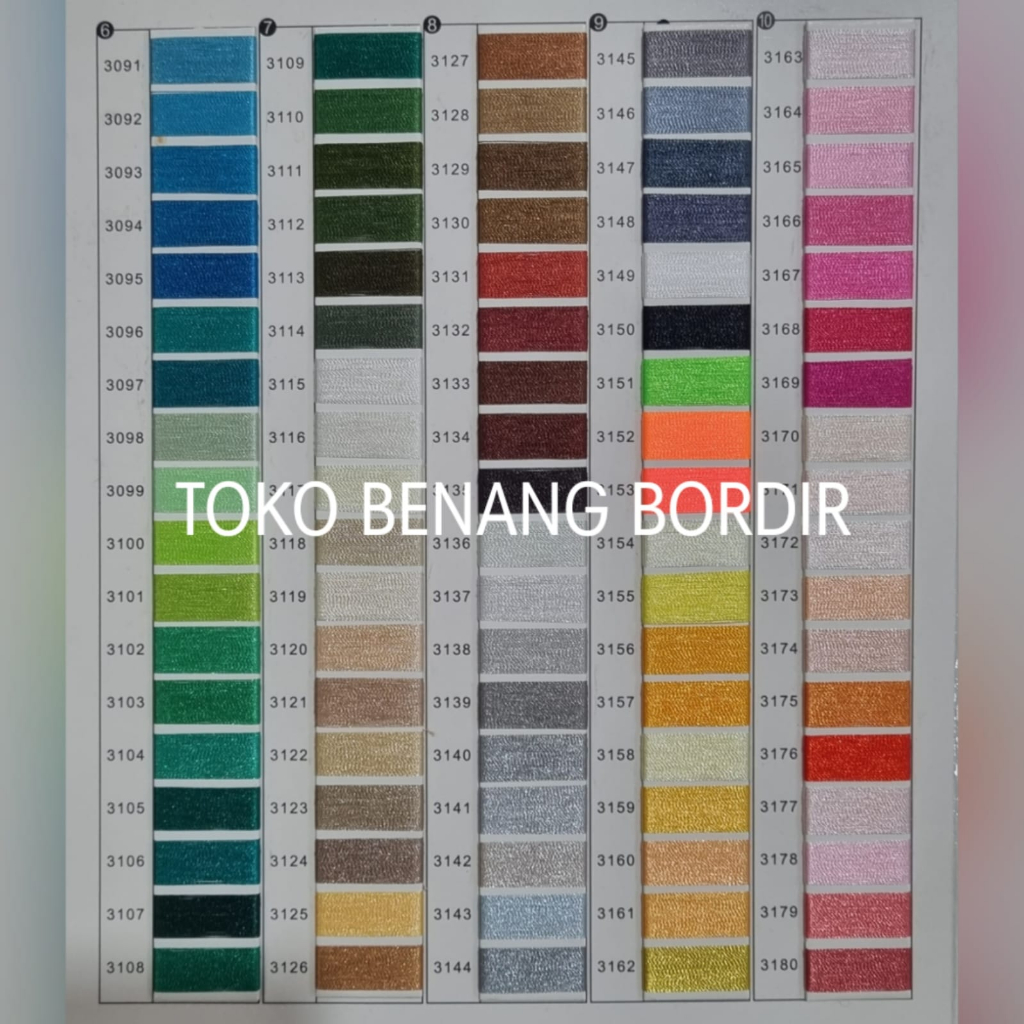 Hisperingin_ Benang Bordir Polyester Fuyi