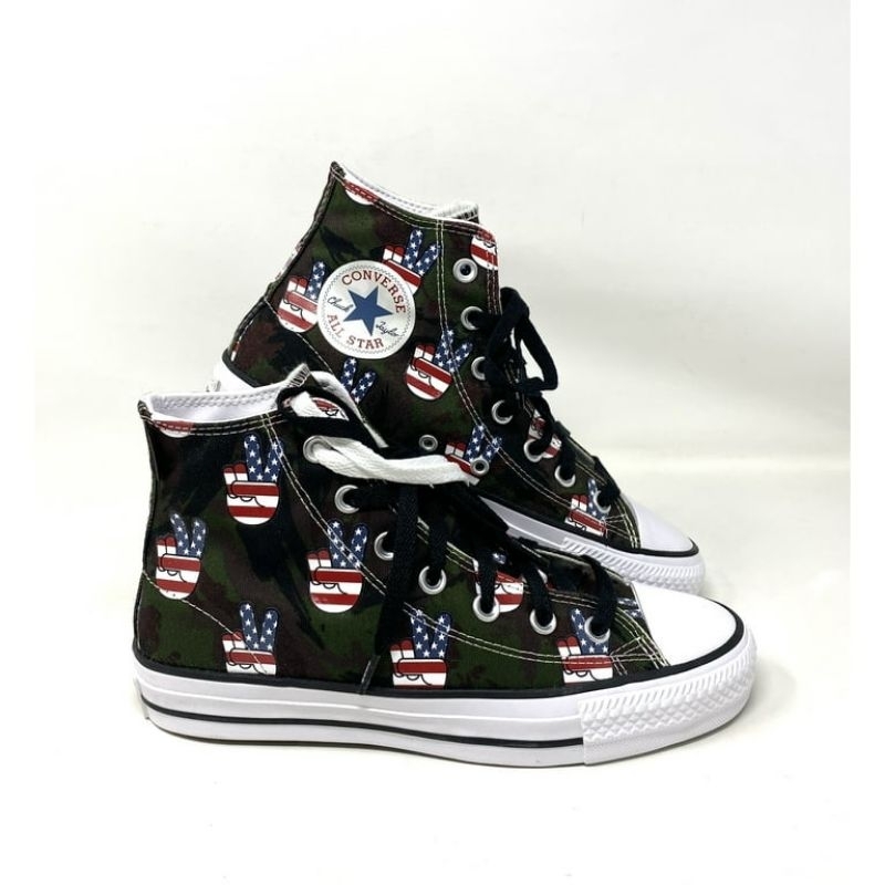 Converse CTAS Pro Hi Peace Camo Cypress Green BNIB Original A02413c