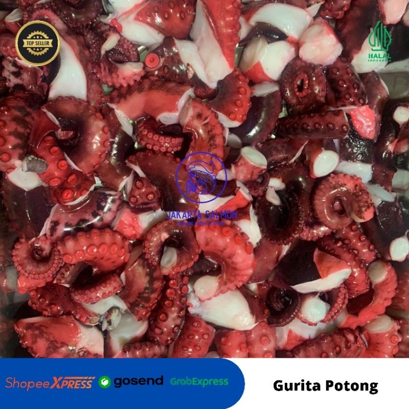 

Ay00! Gurita/ Gurita Potong/ Tako Cut/ Gurita Takoyaki/ kemasan 1 kg