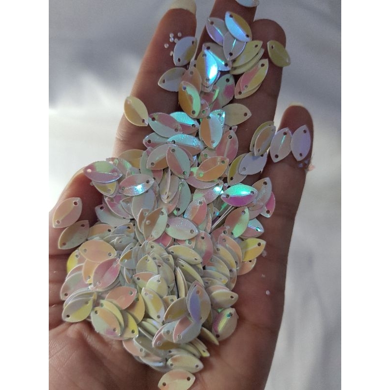 RAMBOCI / SEQUIN / Payet daun / payet tekuk / payet lipat / payet sequin tekuk