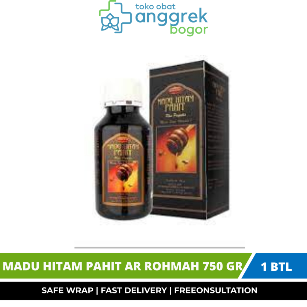 

MADU HITAM PAHIT AR ROHMAH 750 GR/MADU HITAM PAHIT/MADU PAHIT UNTUK KESEHATAN/MENURUNKAN KOLESTEROL