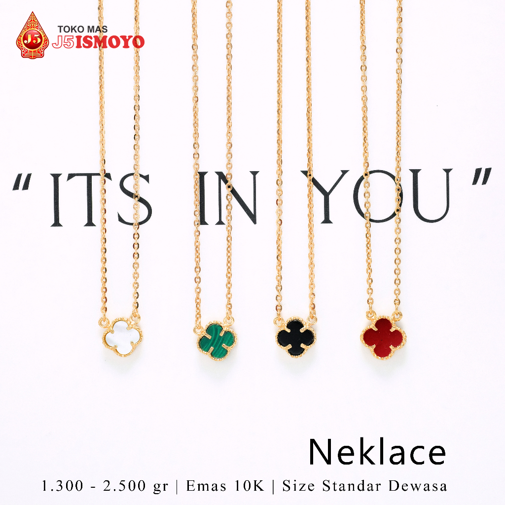 Kalung Emas Clover Fancy Fashion TM J5Ismoyo